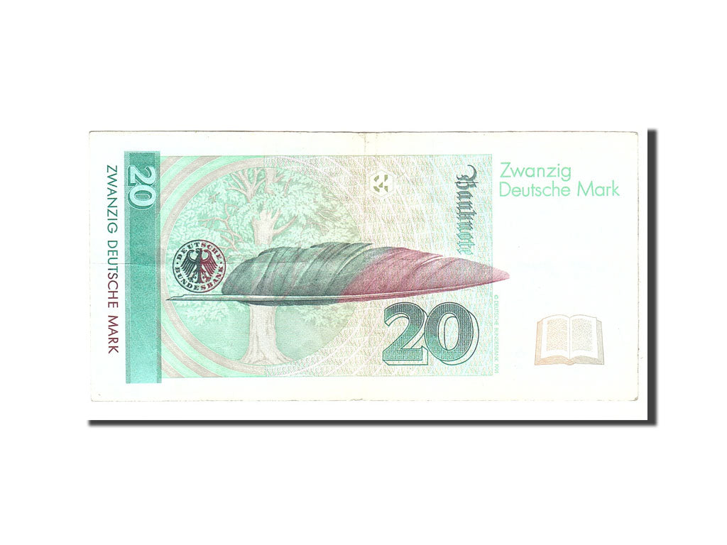 GERMANY - FEDERAL REPUBLIC, 20 Deutsche Mark, 1993, KM:39b, 1993-10-01, EF(40...