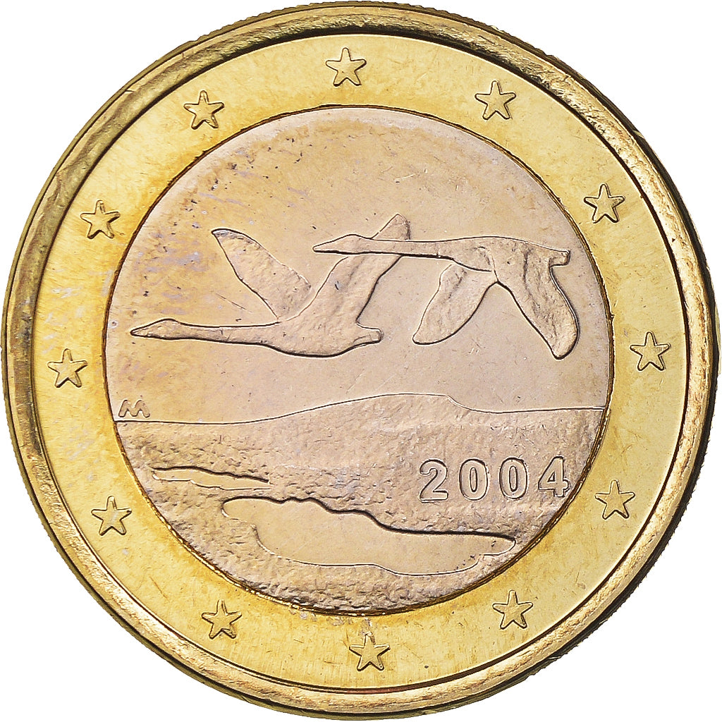 Finland, Euro, 2004, Vantaa, MS(65-70), Bi-Metallic, KM:104