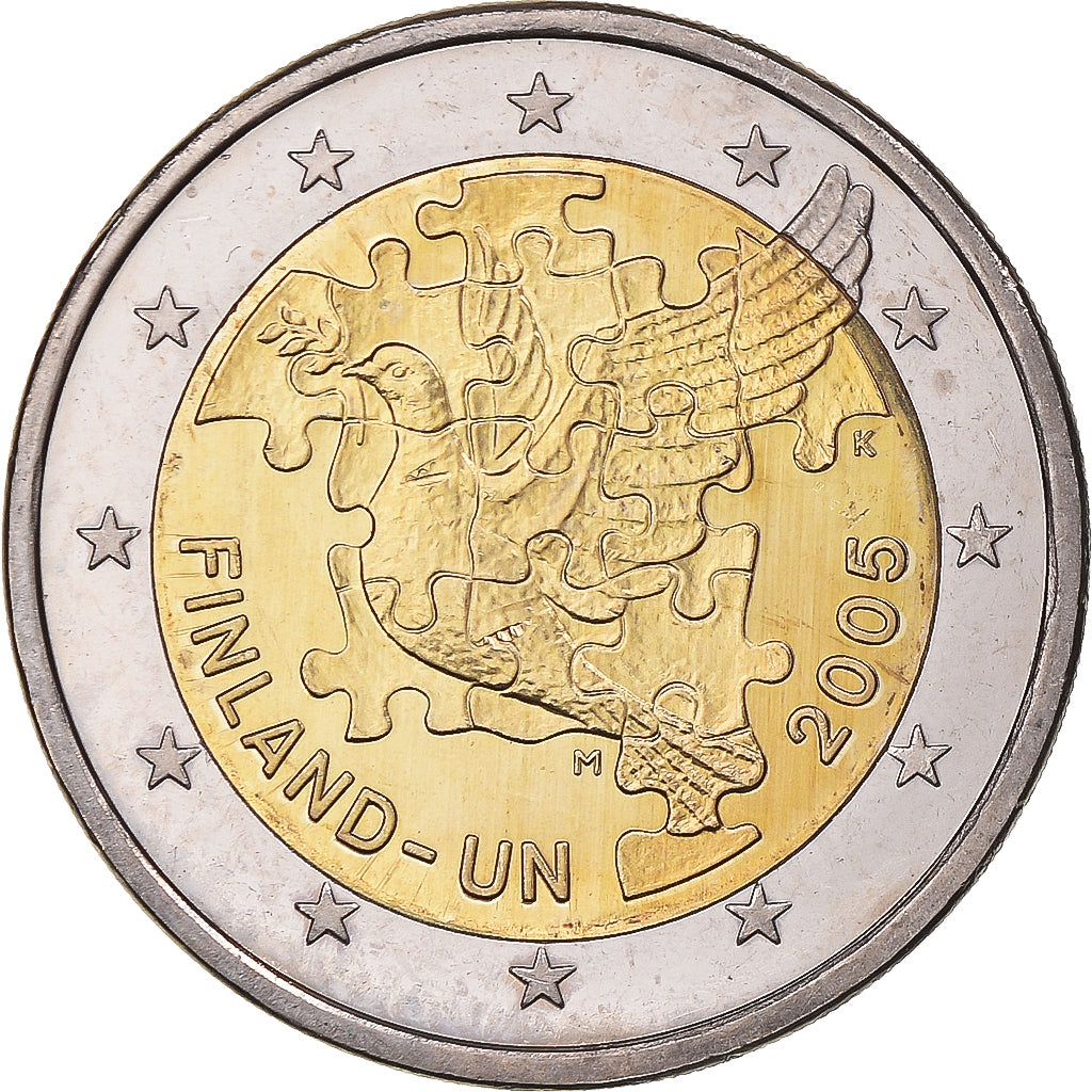 Finland, 2 Euro, 2005, Vantaa, MS(65-70), Bi-Metallic, KM:119