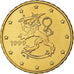 Finland, 10 Euro Cent, 1999, Vantaa, BU, MS(65-70), Brass, KM:101