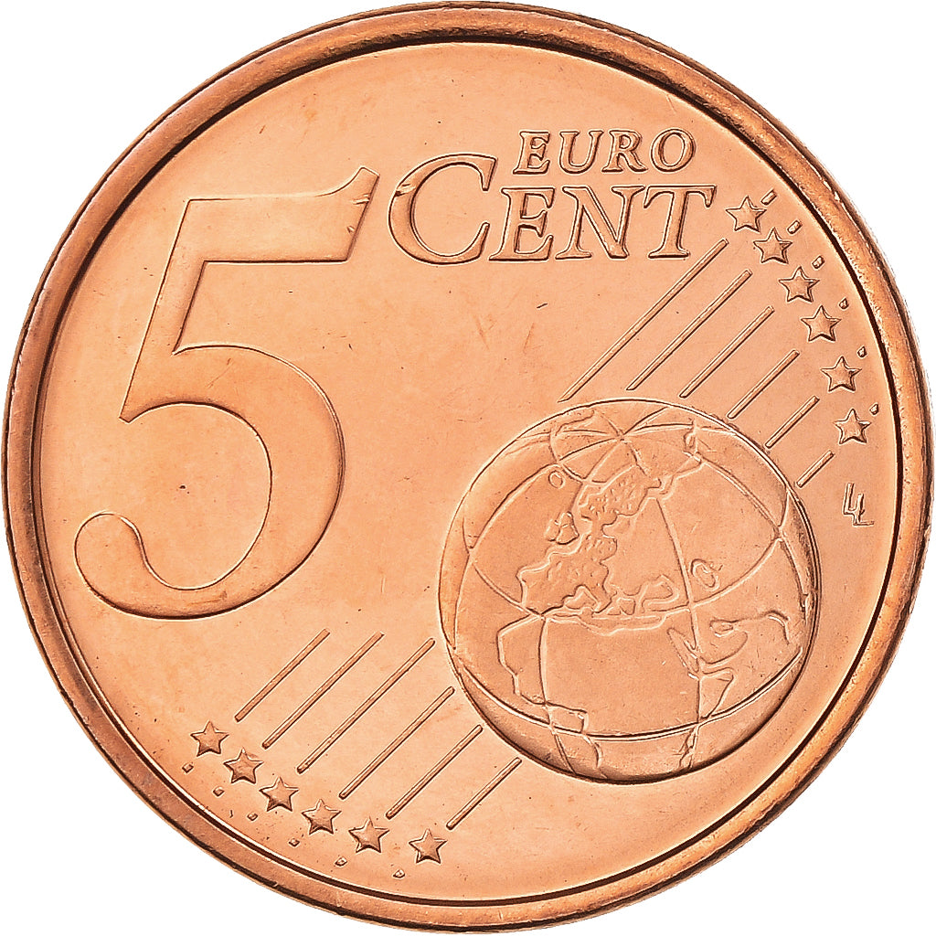 Finland, 5 Euro Cent, 2001, Vantaa, MS(65-70), Copper Plated Steel, KM:100