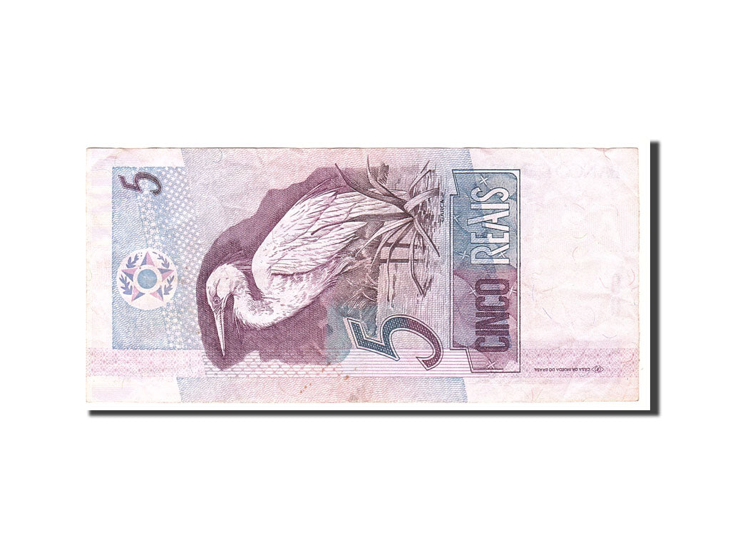 Brazil, 5 Reais, 1997, KM:244Aa, Undated, EF(40-45)