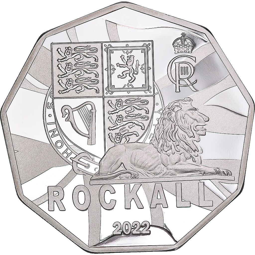 Coin, Scotland, 5 Pounds, 2022, Les navires historiques ,ROCKALL.BE, MS(65-70)