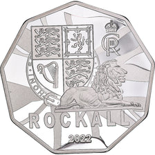 Coin, Scotland, 5 Pounds, 2022, Les navires historiques ,ROCKALL.BE, MS(65-70)