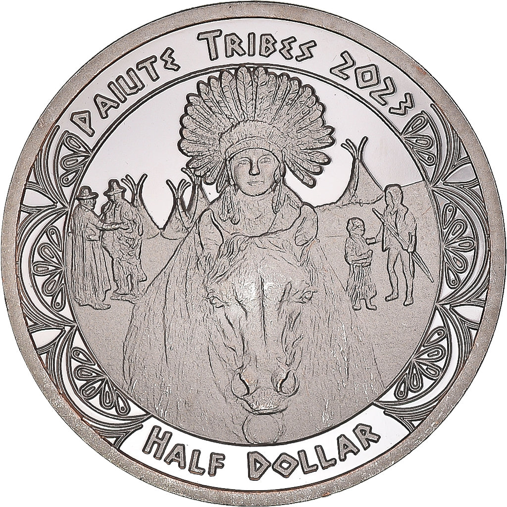 Coin, United States, Half Dollar, 2023, Tribus des Amérindiens.Paiute