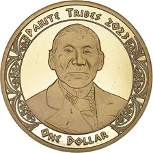 Coin, United States, Dollar, 2023, Tribus des Amérindiens.Paiute tribes.BE