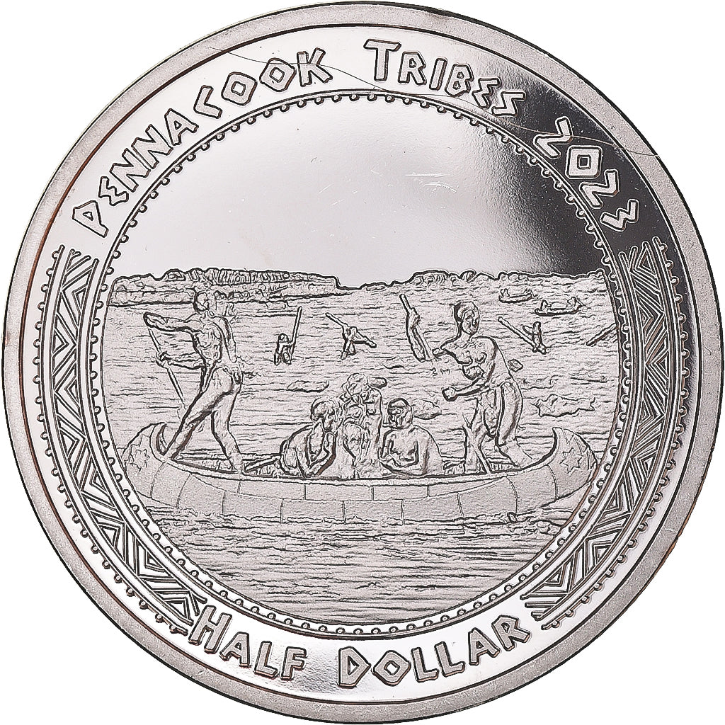 Coin, United States, Half Dollar, 2023, Tribus des Amérindiens.Pennacook