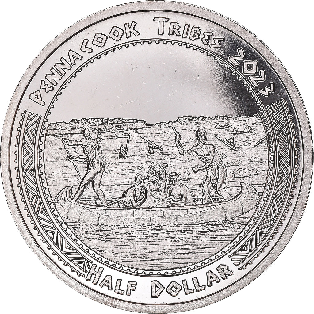 Coin, United States, Half Dollar, 2023, Tribus des Amérindiens.Pennacook