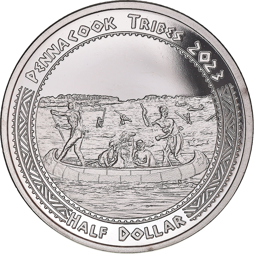 Coin, United States, Half Dollar, 2023, Tribus des Amérindiens.Pennacook