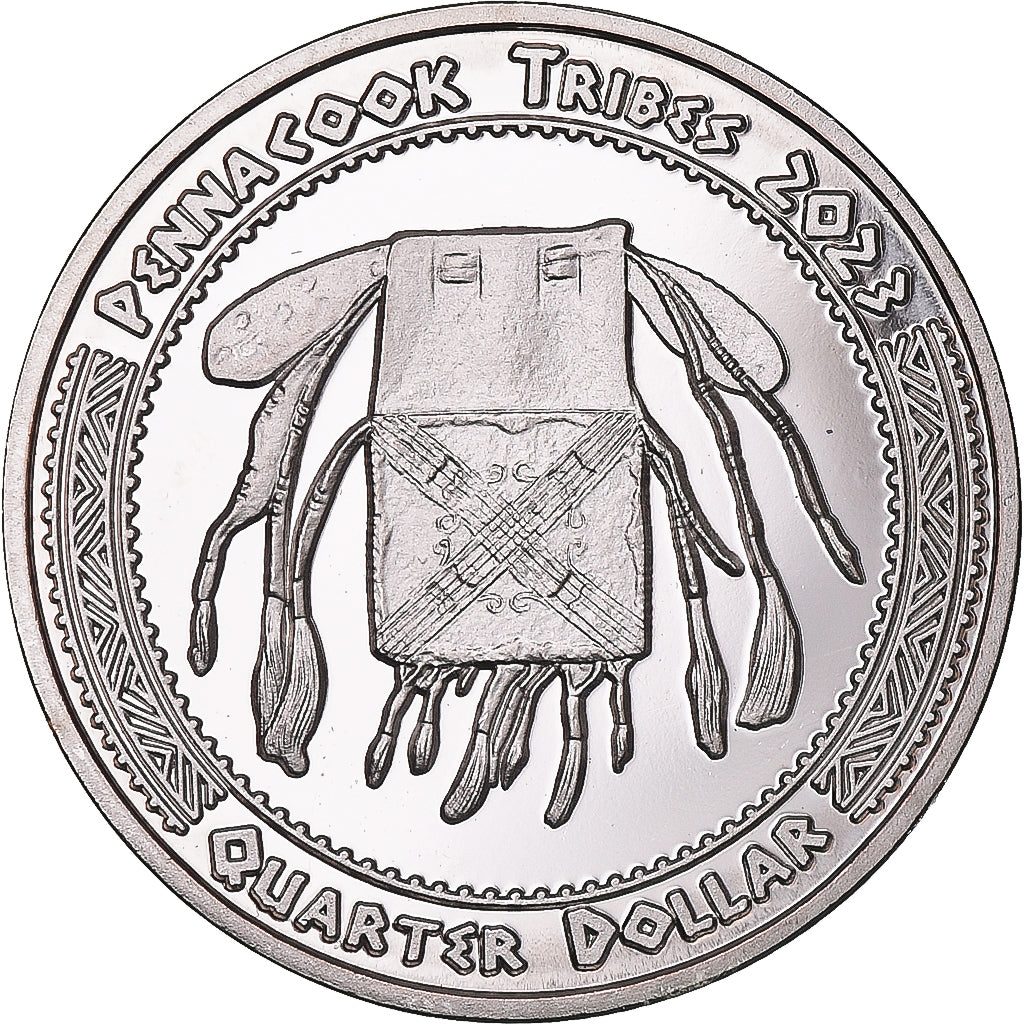 Moneta, Stati Uniti, Quarter, 2023, Tribus des Amérindiens.Pennacook tribes.BE