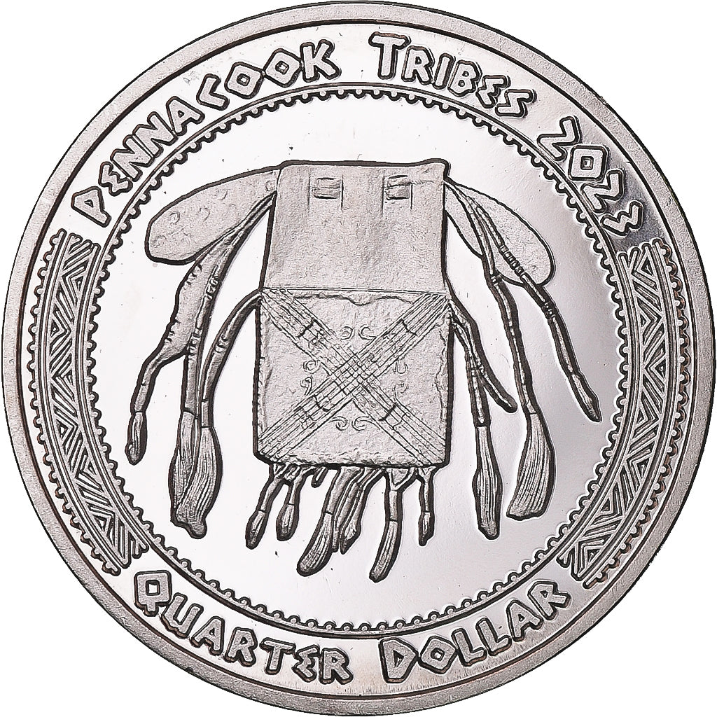 Monnaie, États-Unis, Quarter, 2023, Tribus des Amérindiens.Pennacook