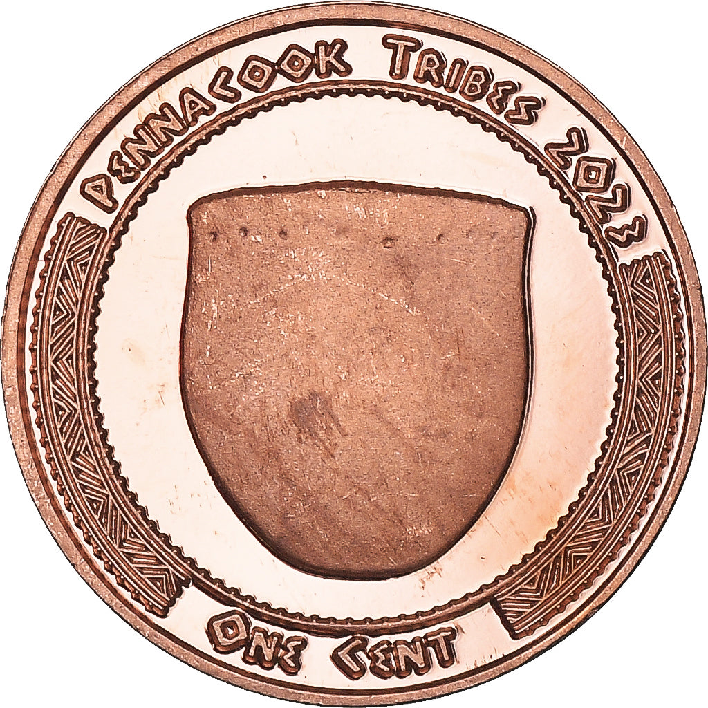 Coin, United States, Cent, 2023, Tribus des Amérindiens.Pennacook tribes.BE