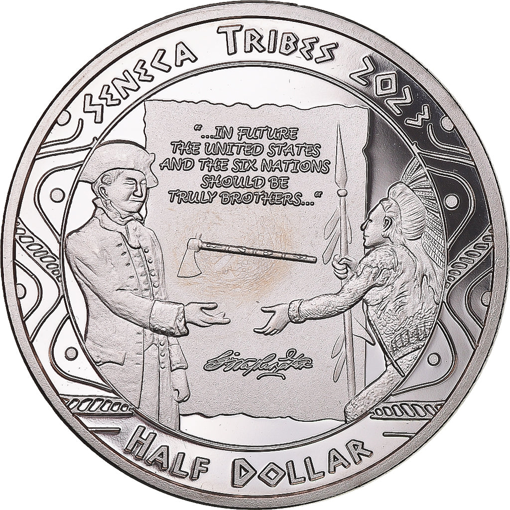 Coin, United States, Half Dollar, 2023, Tribus des Amérindiens.Seneca