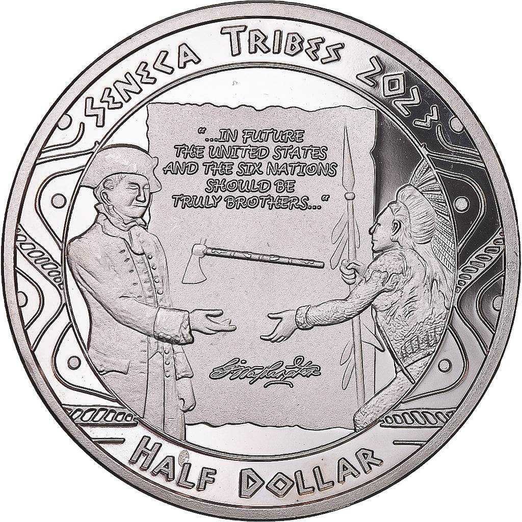 Coin, United States, Half Dollar, 2023, Tribus des Amérindiens.Seneca