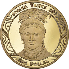 Coin, United States, Dollar, 2023, Tribus des Amérindiens.Seneca tribes.BE