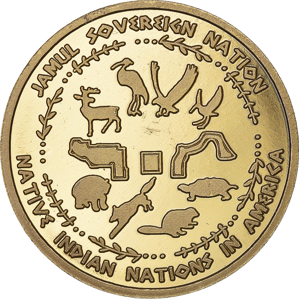 Coin, United States, Dollar, 2023, Tribus des Amérindiens.Seneca tribes.BE