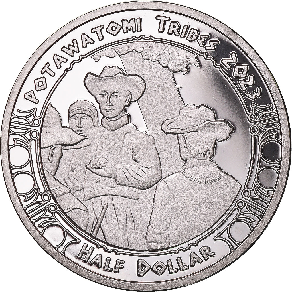 Coin, United States, Half Dollar, 2023, Tribus des Amérindiens. Potawatomi
