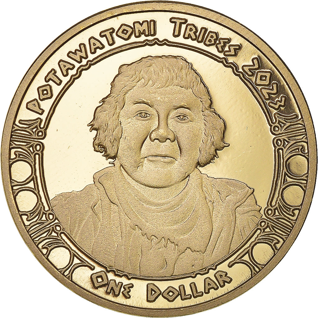 Coin, United States, Dollar, 2023, Tribus des Amérindiens. Potawatomi