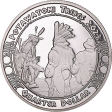 Coin, United States, quarter dollar, 2023, Tribus des Amérindiens. Potawatomi