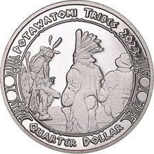 Moneda, Estados Unidos, quarter dollar, 2023, Tribus des Amérindiens.