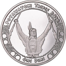 Moneta, Stati Uniti, Dime, 2023, Tribus des Amérindiens. Potawatomi tribes.BE