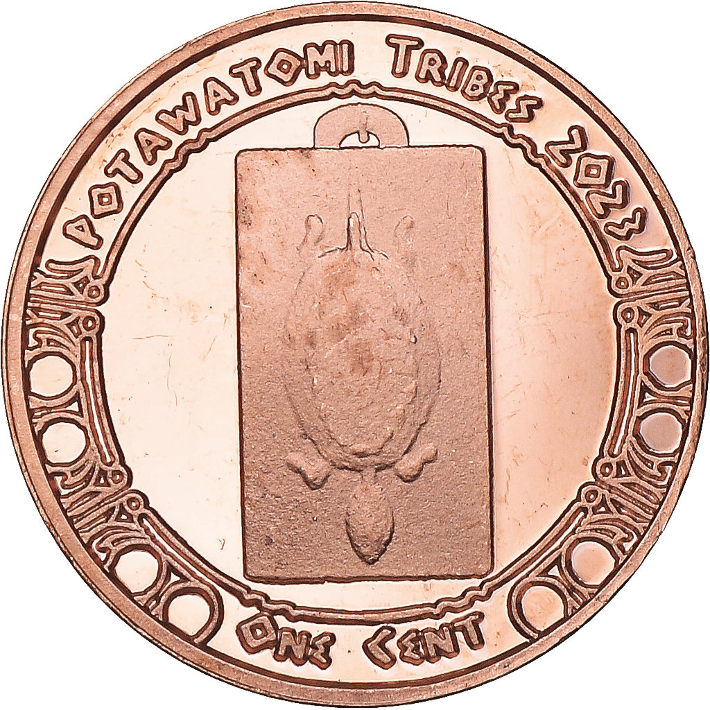 Moneta, USA, Cent, 2023, Tribus des Amérindiens. Potawatomi tribes.BE