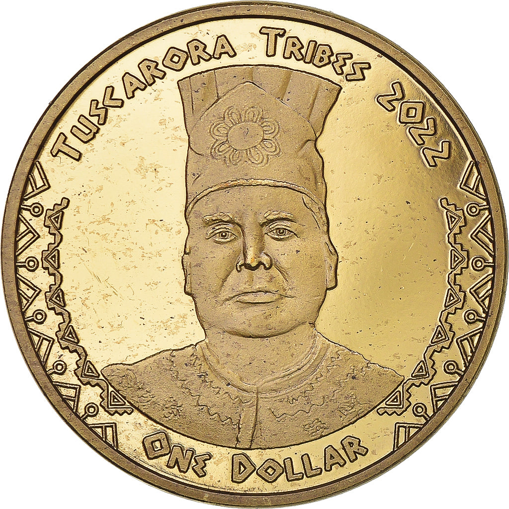 Moneda, Estados Unidos, Dollar, 2022, Tribus des Amérindiens .Tuscarora