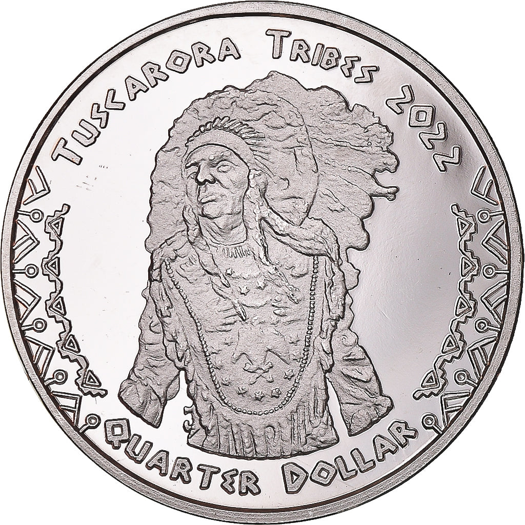 Münze, Vereinigte Staaten, quarter dollar, 2022, Tribus des Amérindiens