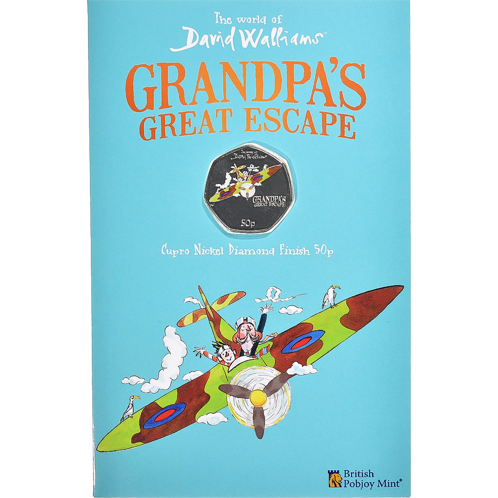 Monnaie, Gibraltar, 50 Pence, 2022, Pobjoy Mint, Grandpa's Great