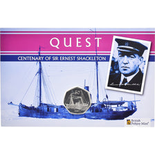 Moneta, Georgia del Sud e Isole Sandwich Meridionali, 50 Pence, 2022, Pobjoy