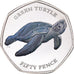 Monnaie, Territoire britannique de l'océan Indien, 50 Pence, 2019, Tortues -