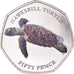 Coin, British Indian Ocean, 50 Pence, 2019, Tortues - Tortue imbriquée
