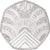 Moneta, Gibraltar, 50 Pence, 2022, Fierté., MS(63), Miedź-Nikiel