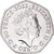 Moneta, Gibraltar, 50 Pence, 2022, Fierté., MS(63), Miedź-Nikiel