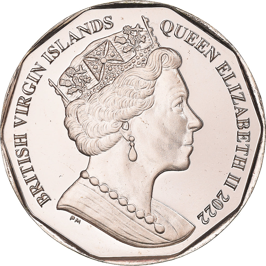 Coin, BRITISH VIRGIN ISLANDS, Dollar, 2022, Pobjoy Mint, HMS Astrea.FDC