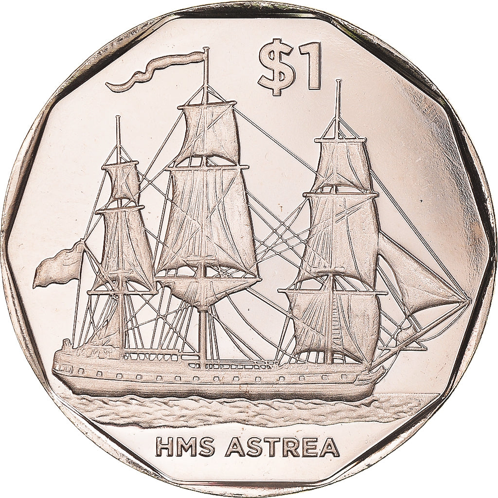 Coin, BRITISH VIRGIN ISLANDS, Dollar, 2022, Pobjoy Mint, HMS Astrea.FDC