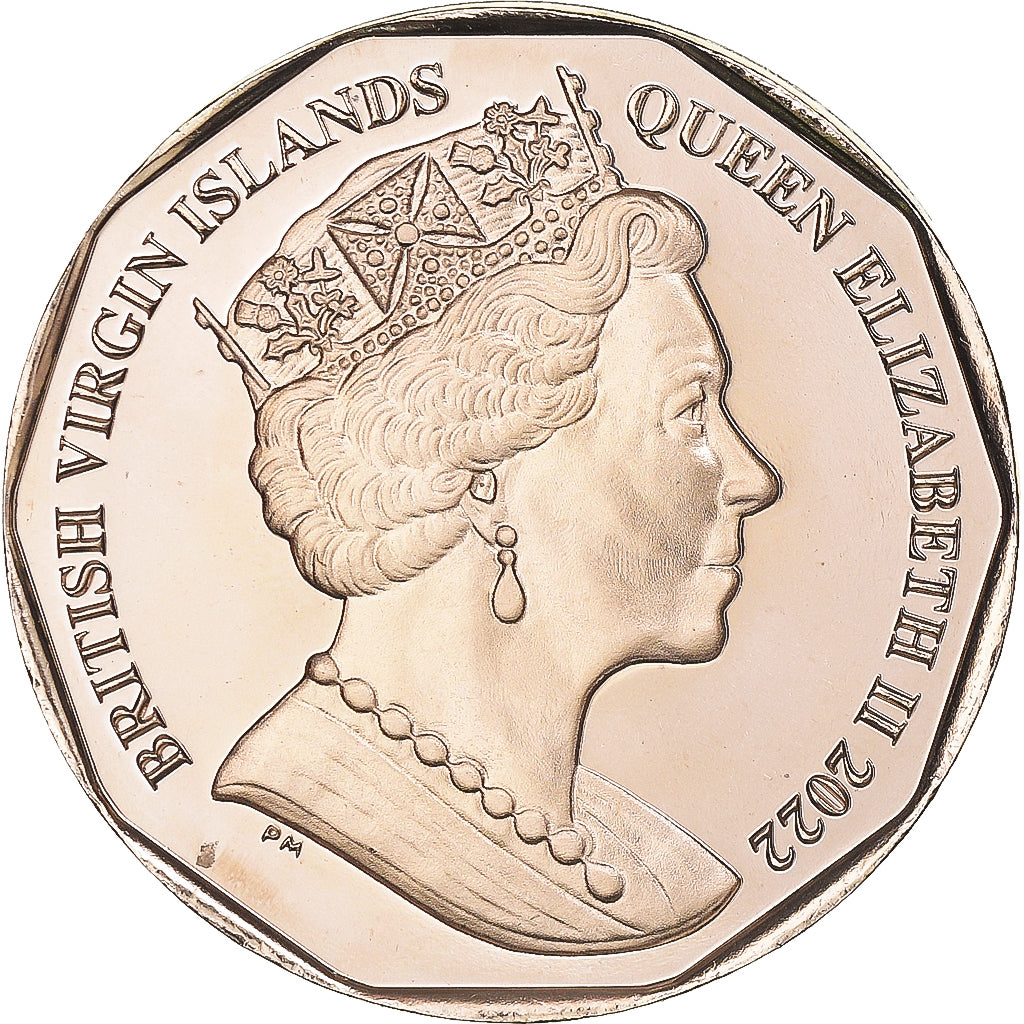 Coin, BRITISH VIRGIN ISLANDS, Dollar, 2022, Pobjoy Mint, HMS Astrea.FDC