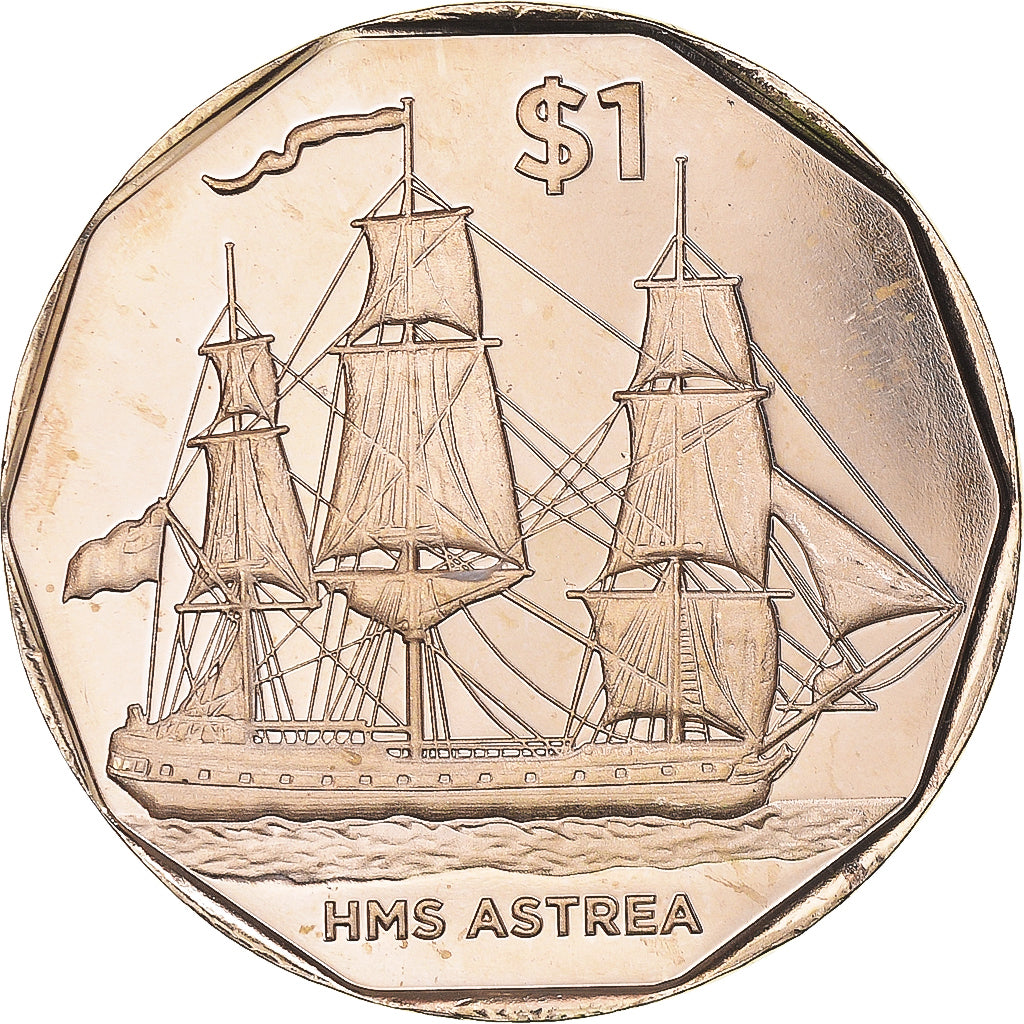 Coin, BRITISH VIRGIN ISLANDS, Dollar, 2022, Pobjoy Mint, HMS Astrea.FDC