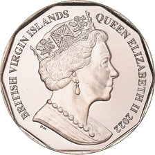 Coin, BRITISH VIRGIN ISLANDS, Dollar, 2022, RMS Rhone.FDC, MS(65-70), Virenium