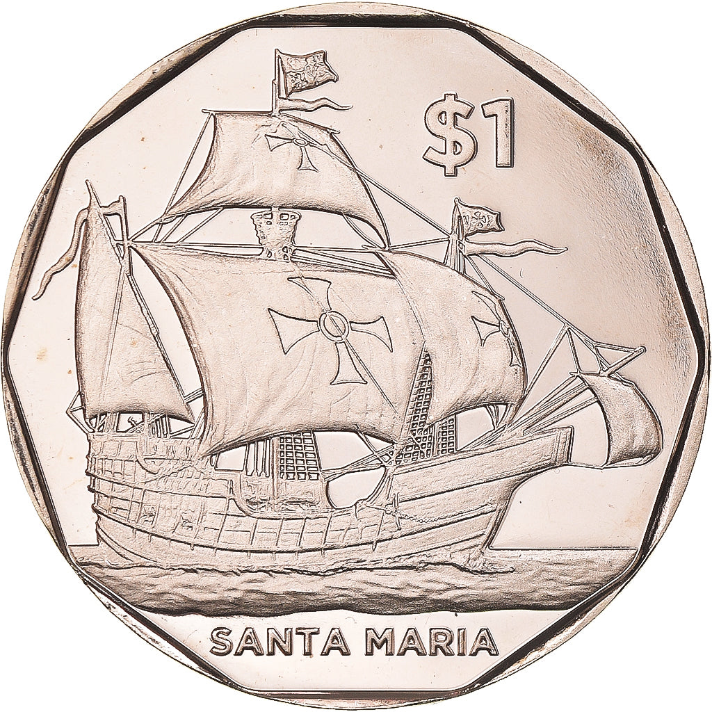 Coin, BRITISH VIRGIN ISLANDS, Santa Maria, 1 Dollar, 2022, FDC, MS(65-70)