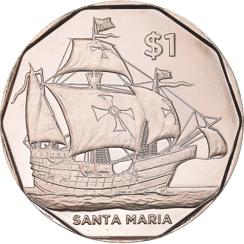 Coin, BRITISH VIRGIN ISLANDS, Santa Maria, 1 Dollar, 2022, FDC, MS(65-70)