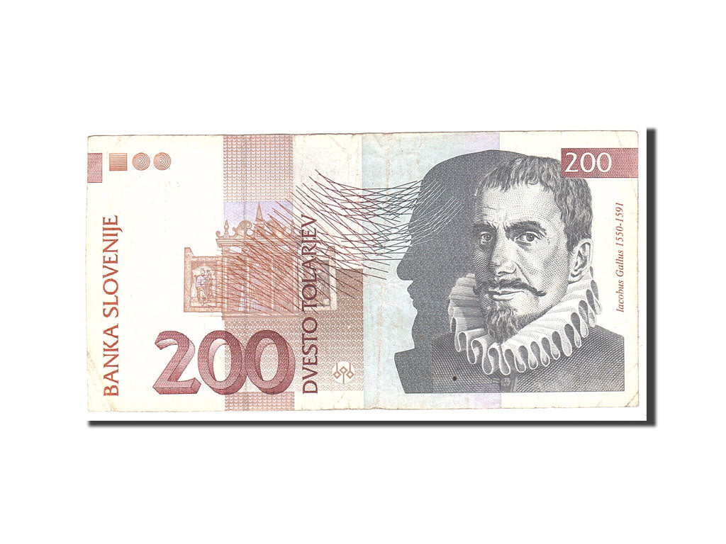 Slovenia, 200 Tolarjev, 1997, KM:15b, 1997-10-08, VF(20-25)