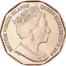 Coin, BRITISH VIRGIN ISLANDS, 1 Dollar, 2019, Greater Flamingo.FDC, MS(65-70)