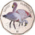 Moeda, Ilhas Virgens Britânicas, 1 Dollar, 2019, Coloured James's Flamingo.FDC