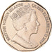 Coin, BRITISH VIRGIN ISLANDS, Greater Flamingo.Colorized.FDC, 1 Dollar, 2019