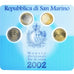 San Marino, Set, 2002, Rome, Set Euro, MS(65-70)