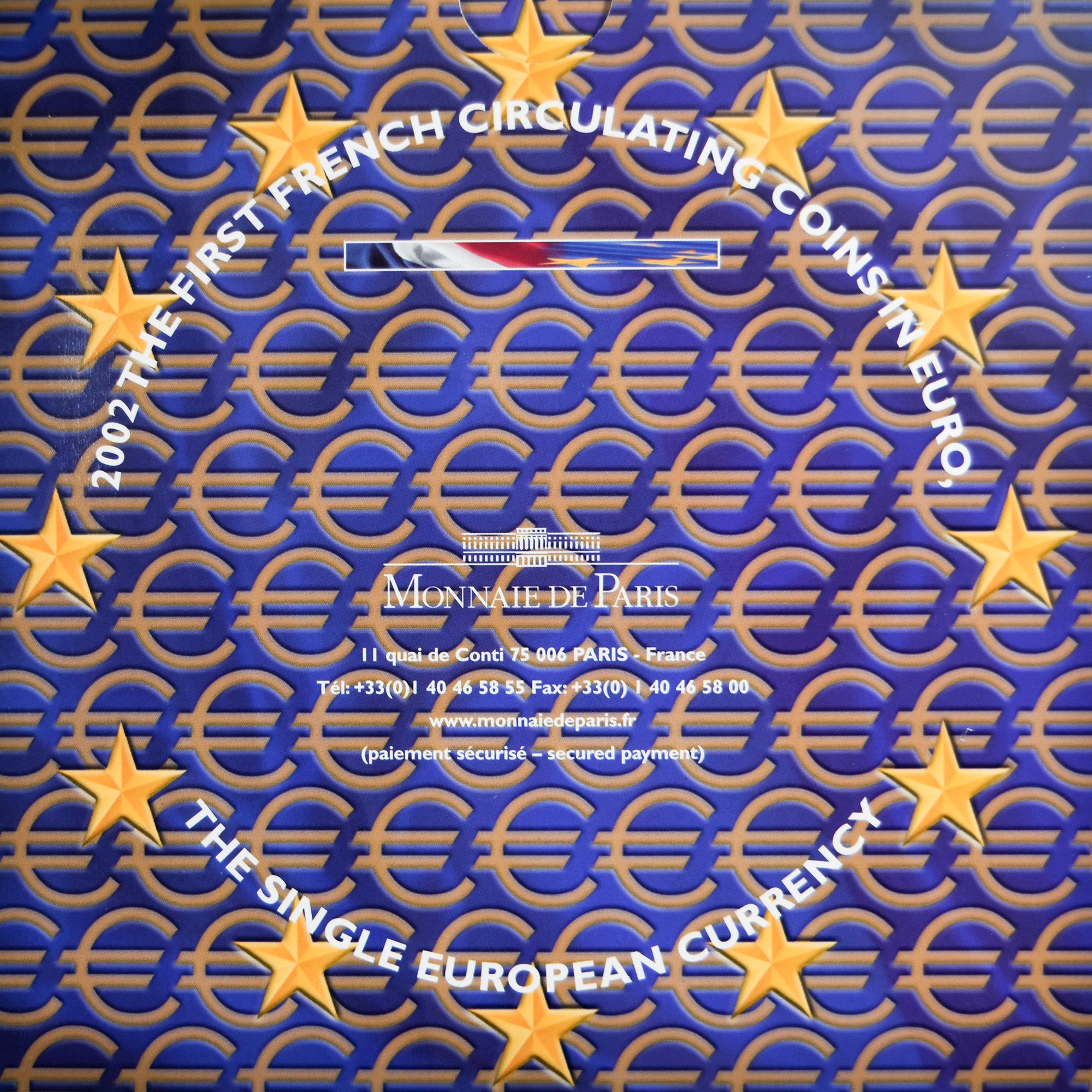 Francia, Set, 2002, Set 8 monnaies Euro.BU, FDC, Sin información