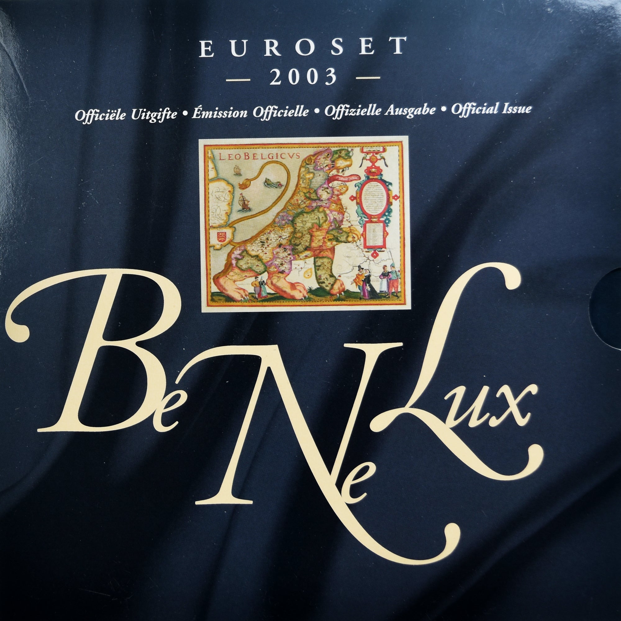 België, Set, 2003, Royal Belgium Mint, BENELUX EURO Belgique Pays-Bas