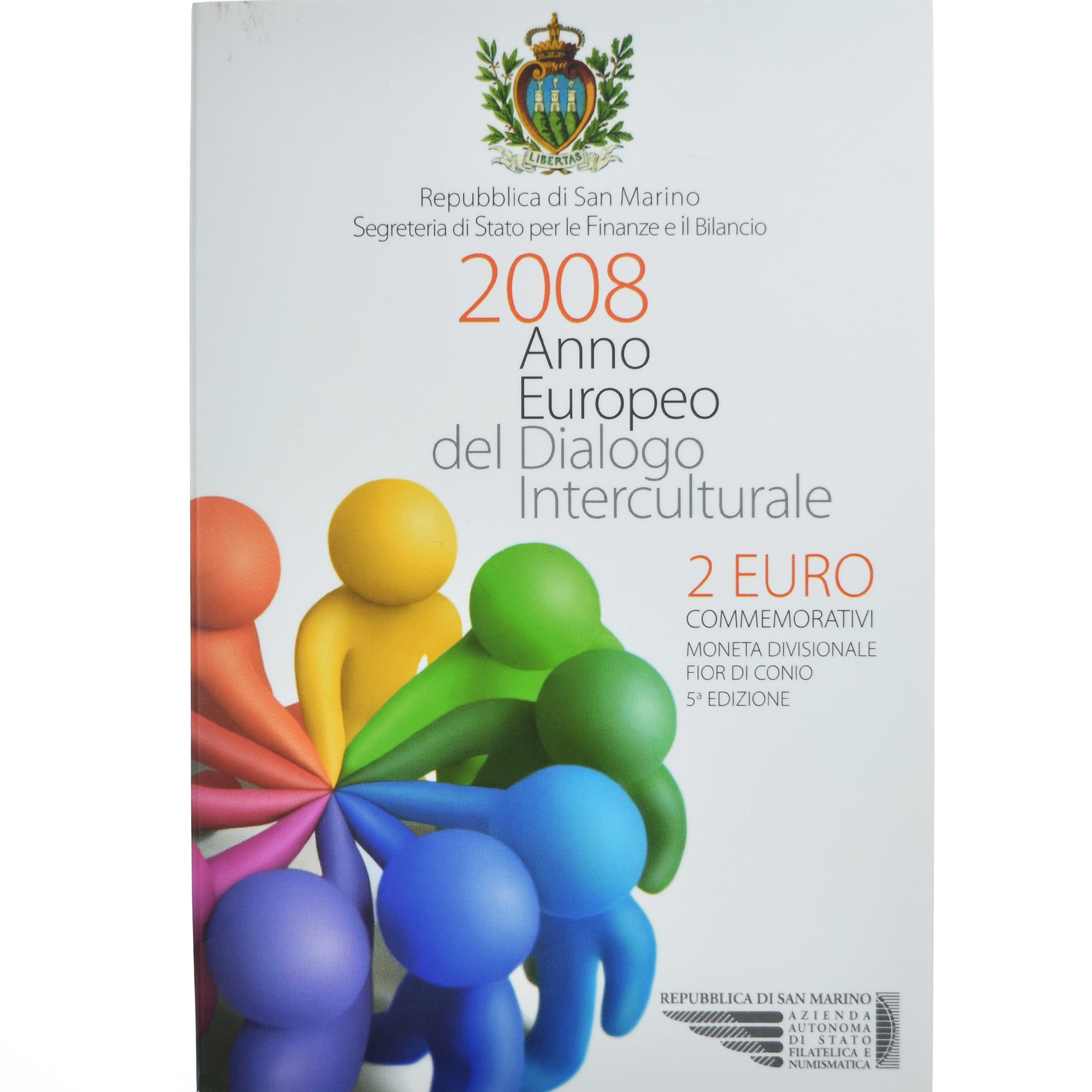 San Marino, 2 Euro, 2008, Rome, FDC, Bimetálico, KM:487
