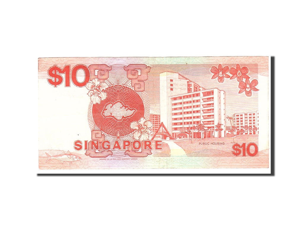 Banknote, Singapore, 10 Dollars, 1988, Undated, KM:20, EF(40-45)